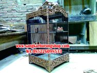 Sangkar Ukir Kacer Motif Prajurit