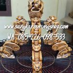 Sangkar Murai Ukir Jepara Motif Kelelawar 3D