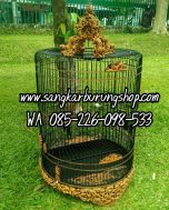 Sangkar Murai Ukir Jepara Harimau
