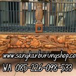 Sangkar Ukir Cucak Ijo Oval Sea Food