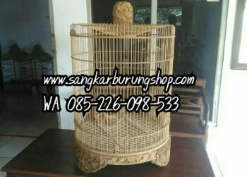 Perajin Sangkar Murai Ukir Jepara