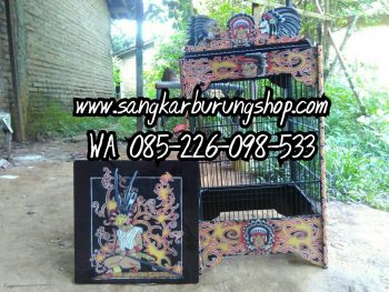 Sangkar Ukir Kacer Ukiran Cukit