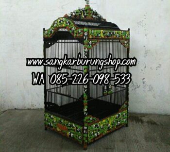 Sangkar Burung Ukir Panda