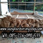 Sangkar Kotak Ukir Naga