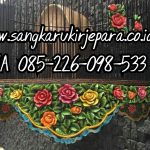 Sangkar Murai Ukir Bunga Mawar