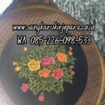 Sangkar Murai Ukir Bunga Mawar