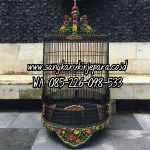 Sangkar Murai Ukir Bunga Mawar
