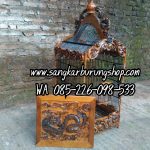 Sangkar Kacer Ukir Naga 3D