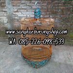 Sangkar Burung Murai Ukir Kelelawar