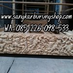 Sangkar Burung Ukir Relief Cungkok