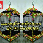 Sangkar Burung Ukir Buah Kacer