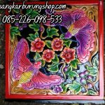 Sangkar Ukir Pleci Bunga Kupu kupu