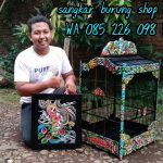 Sangkar Ukir Cucak Ijo Yakuza
