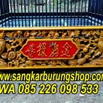 Sangkar Cungkok China Motif Ayam