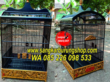 Sangkar Cungkok China Motif Ayam