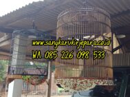 Jual Sangkar Murai Ukir Wayang
