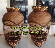 Sangkar Perkutut Rotan Jepara