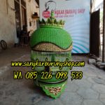 Jual Sangkar Perkutut Rotan Hijau