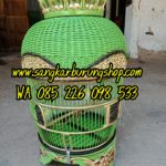 Jual Sangkar Perkutut Rotan Hijau