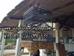Sangkar Cungkok Kacer Oval Tanpa Tiang