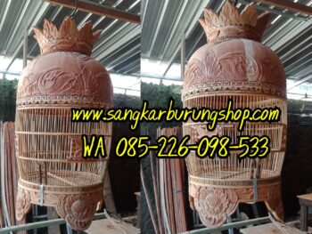 Sangkar Perkutut Ukir Kayu Jepara