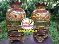 Jual Sangkar Perkutut Ukir Kayu