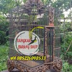 Sangkar Cungkok Anis Oval Tanpa Tiang