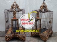 Sangkar Cungkok Anis Oval Tanpa Tiang