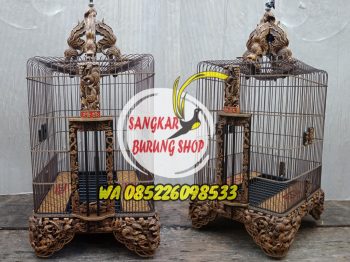 Sangkar Cungkok Anis Oval Tanpa Tiang