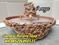 Jual Sangkar Murai Ukir 9 Naga