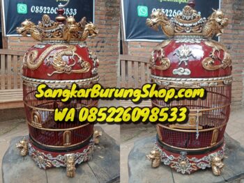 Sangkar Perkutut Mahkota Naga