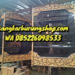 Sangkar Cucak Rowo Ukir 9 Naga