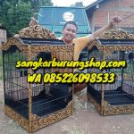 Sangkar Cucak Rowo Ukir 9 Naga