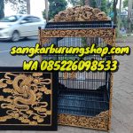 Sangkar Cucak Rowo Ukir 9 Naga