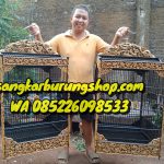 Sangkar Cucak Rowo Ukir 9 Naga