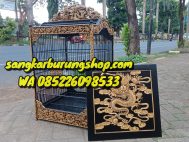 Sangkar Cucak Rowo Ukir 9 Naga