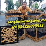 Sangkar Cucak Rowo Ukir 9 Naga